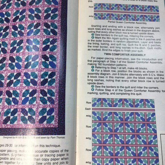 Quiltmaker Magazine No. 40 Nov/Dec 1994 17 Great Patterns Christmas Holiday - Picture 6 of 8